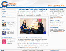 Tablet Screenshot of careers-gateway.co.uk